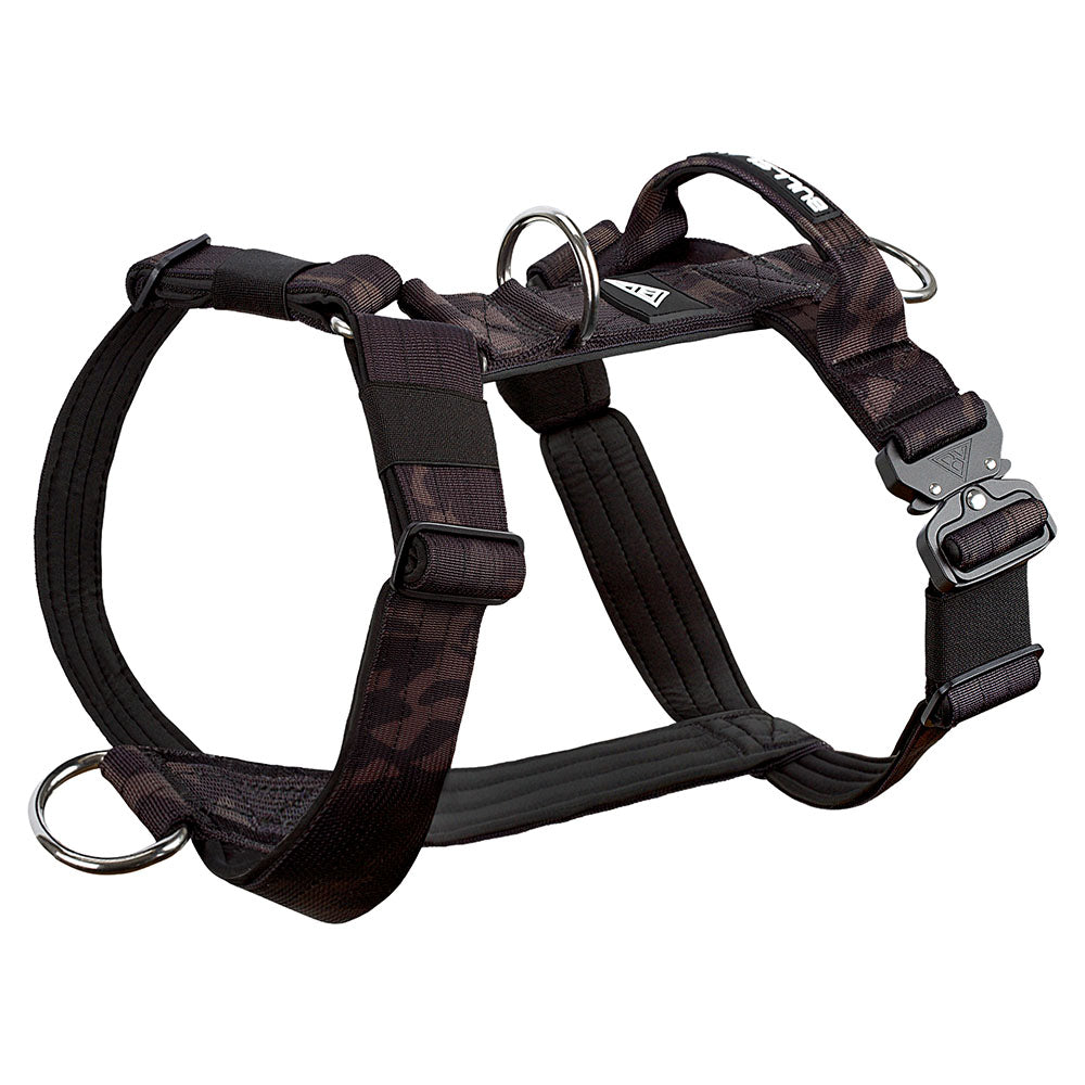 Taktisches Y-Geschirr "Pro" – mit Handgriff - Black Camo