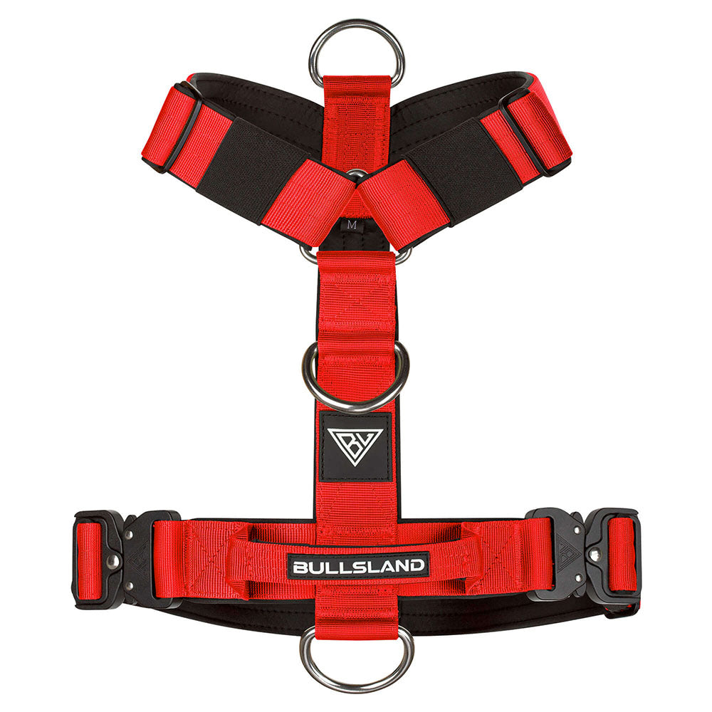 Taktisches Y-Geschirr "Pro" – mit Handgriff - Rot