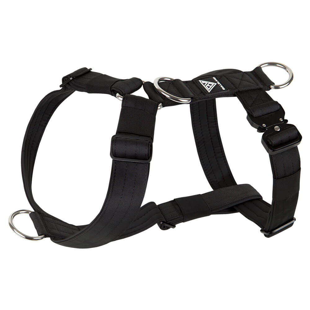 Tactical Y-Harness with Safety Clip - Black