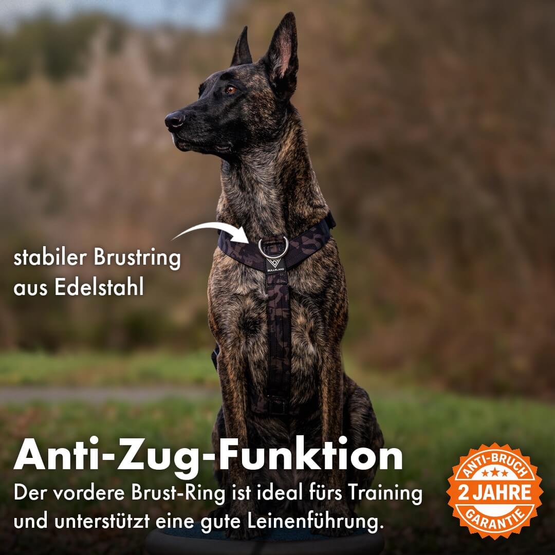 Taktisches Y-Geschirr "Pro" – mit Handgriff - Black Camo