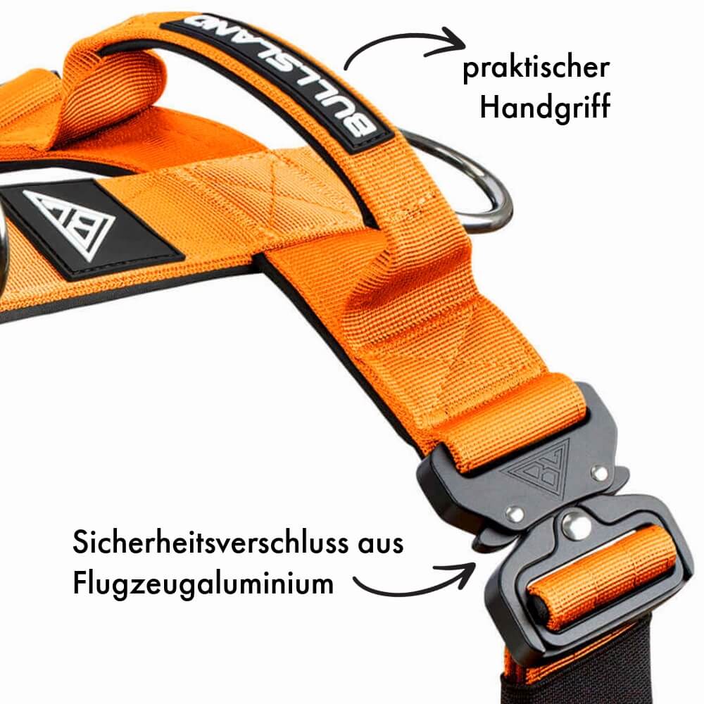 Taktisches Y-Geschirr "Pro" – mit Handgriff - Orange