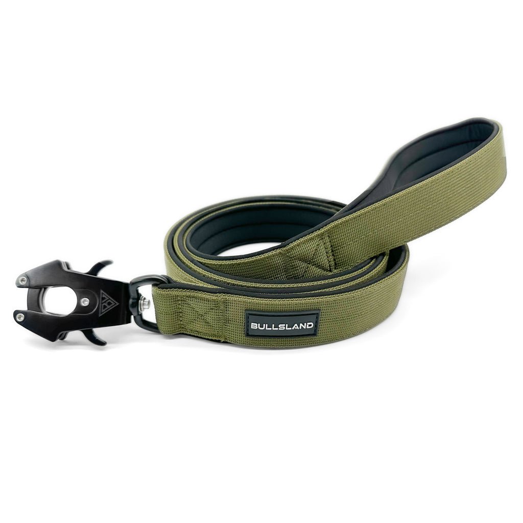 Tactical Hundeleine 150cm mit Handschlaufe - Navy Green - Bullsland Dogwear