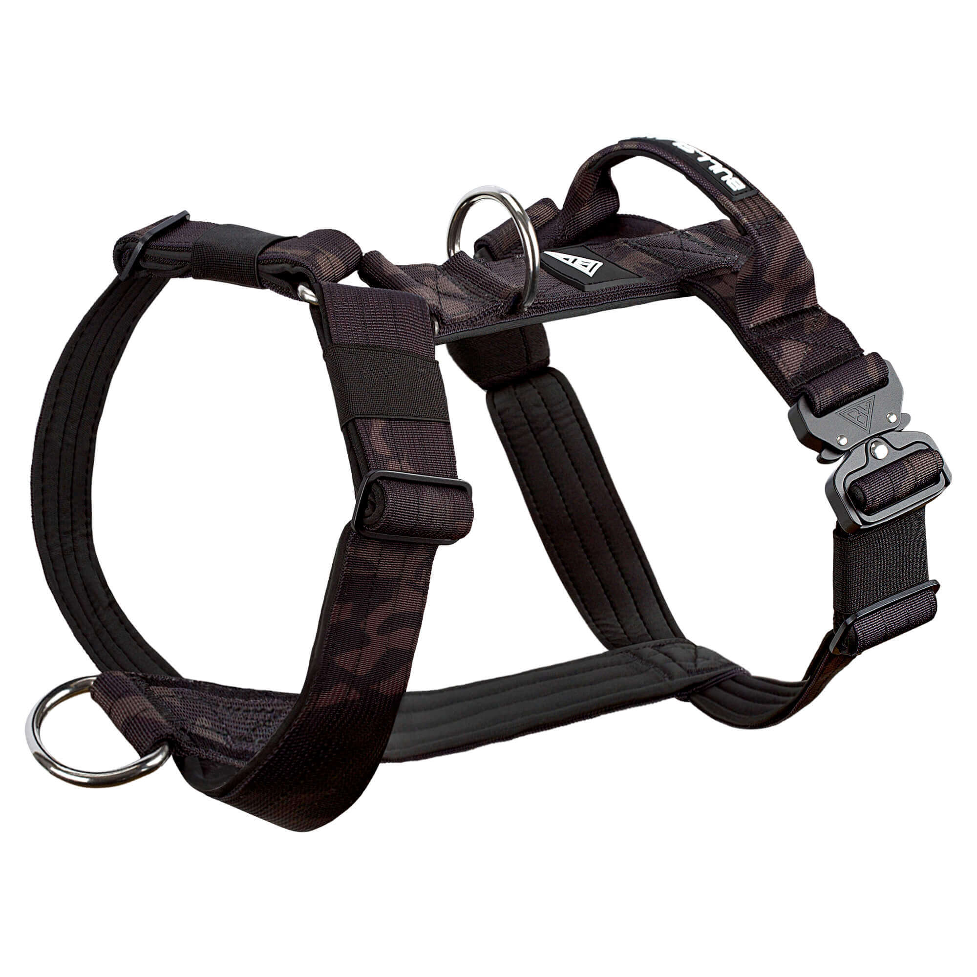 Taktisches Y-Geschirr "Pro" – mit Handgriff - Black Camo