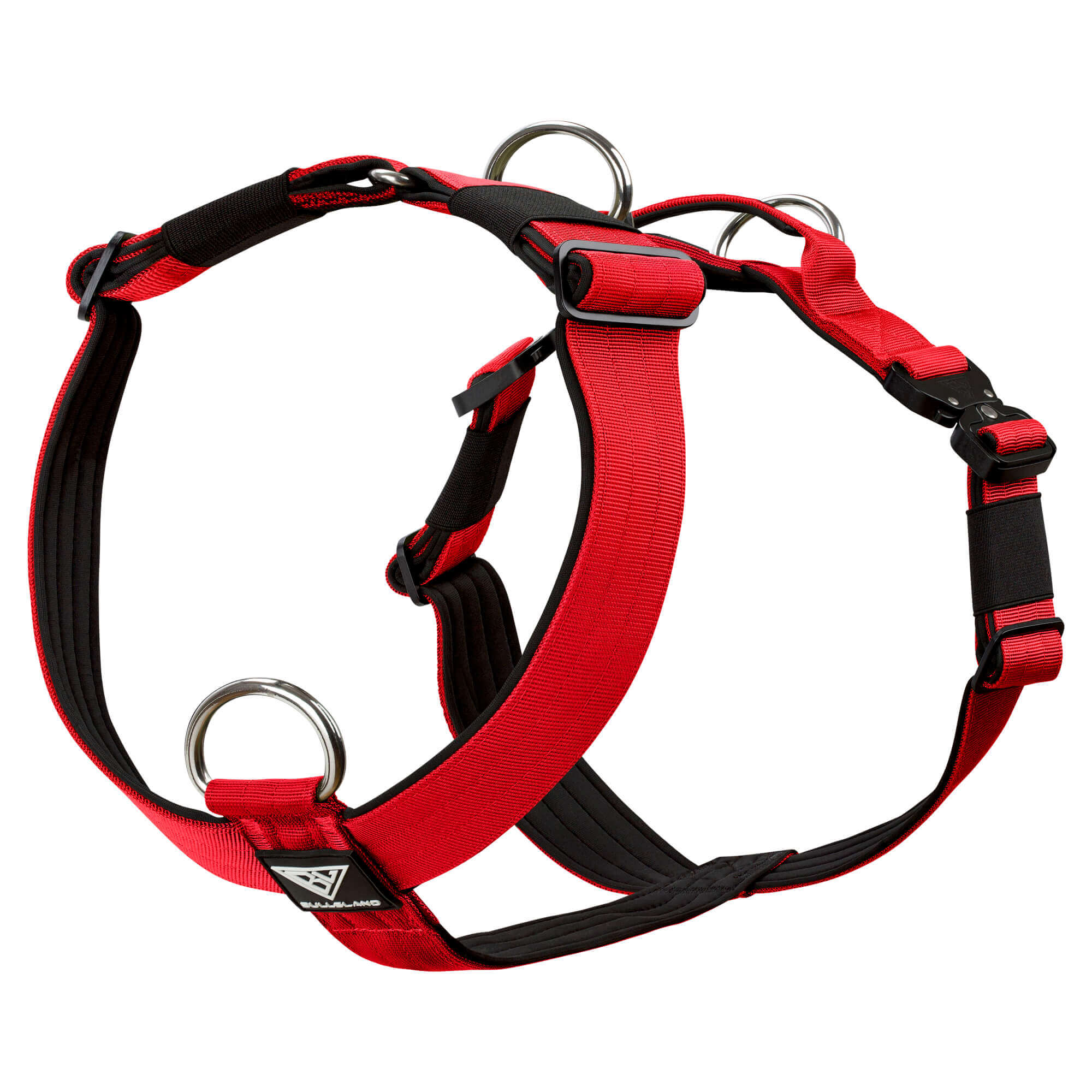 Taktisches Y-Geschirr "Pro" – mit Handgriff - Rot