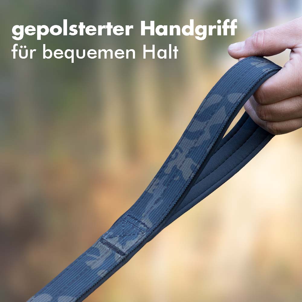 Handgriff der taktischen Hundeleine.